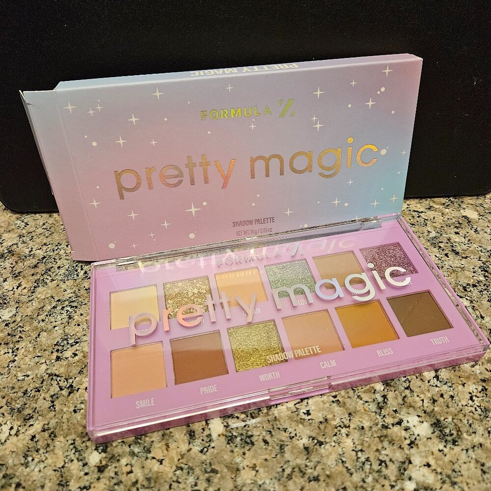 NIB Formula Z "Pretty Magic" 12-Color Eyeshadow Palette (0.49 oz)